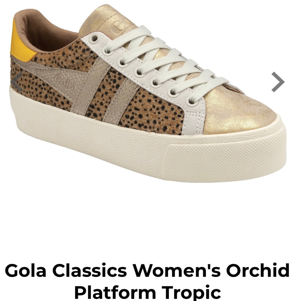 Gola Classics Women’s Orchid Platform Tropic Cheetah/Gold